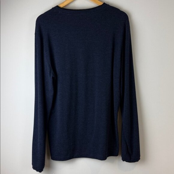 Armani blue Textured T-Shirt - Picture 4 of 6